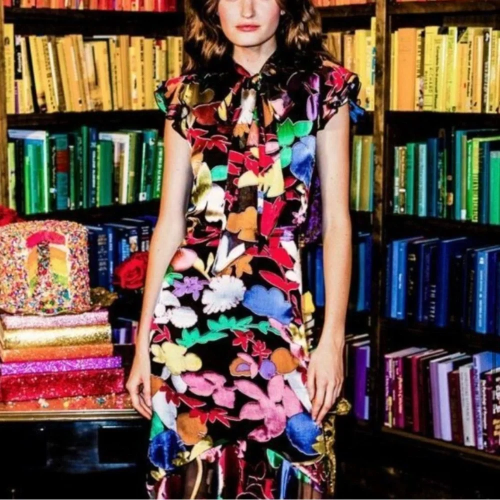 Alice + Olivia Silk Dress